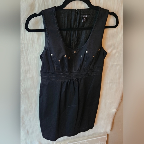 Jacob Braid & Stud Classic Mini Dress - Picture 2 of 7